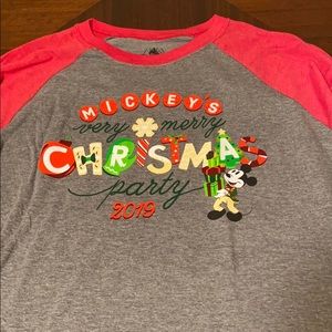 Mickey’s Christmas party 2019 baseball tee